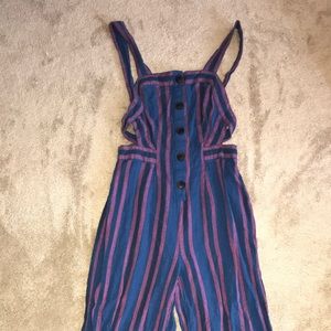 Urban Outfitters Striped Jump Suit
